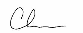 Clive Chesser Signature