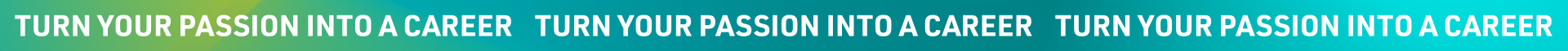 Turn your passion into a career